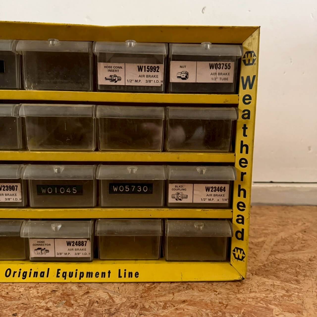 【1960-70年代】ビンテージ パーツキャビネット アメリカン雑貨 店舗什器 ガレージ 小物入れ #2166