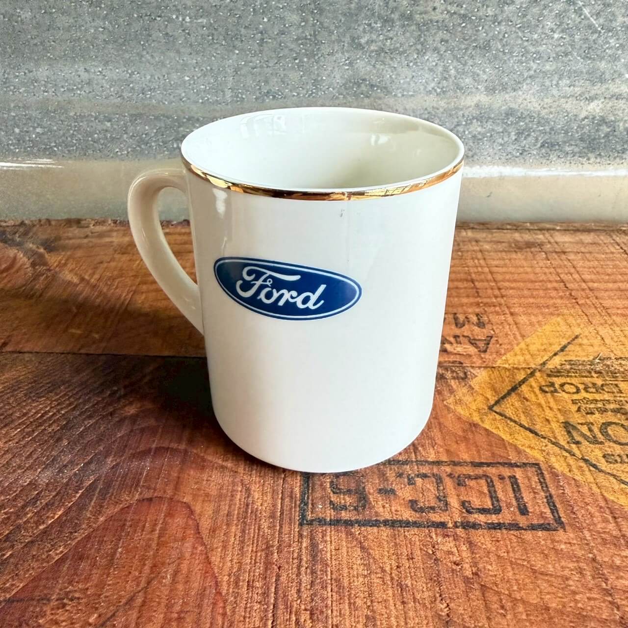 【1970〜80年代】ビンテージ マグカップ アメリカン雑貨 店舗什器 フォード ガレージ #1575