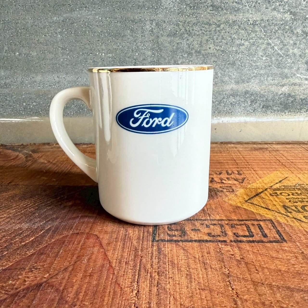 【1970〜80年代】ビンテージ マグカップ アメリカン雑貨 店舗什器 フォード ガレージ #1575