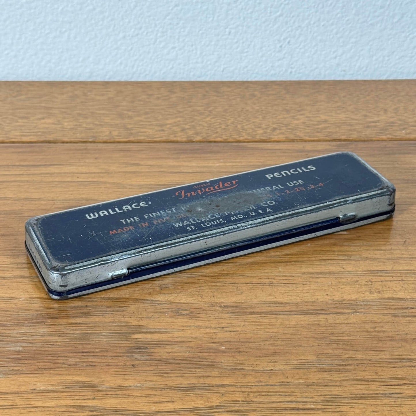 #2051【1950年代】ビンテージ Wallace “Invader” ペンケース / 筆箱 文房具 アメリカ