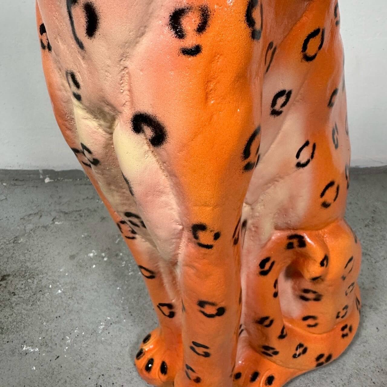 #2389【2000年代】Leopard／ヒョウ オブジェ メキシコ製