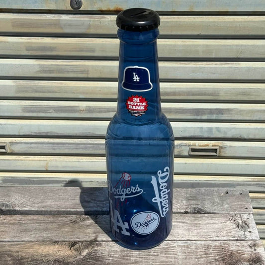 【2025年製】Los Angeles Dodgers 21" Bottle Bank アメリカ製 MLB ロサンゼルス・ドジャース 巨大ボトル型貯金箱 #2641