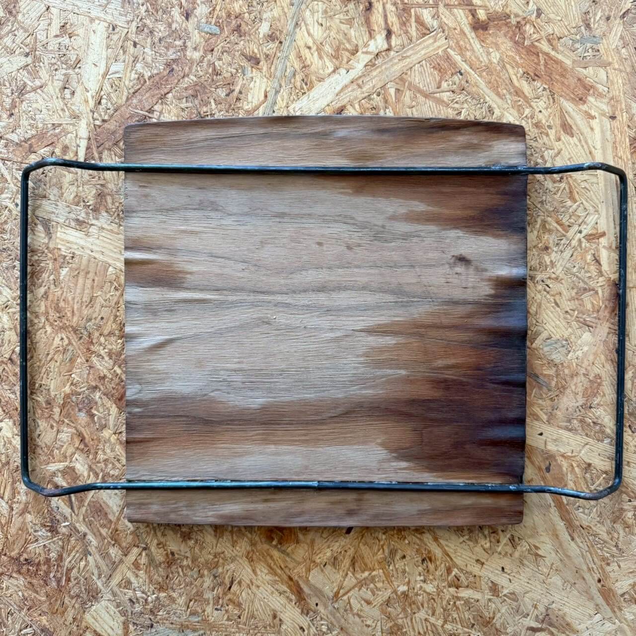 #2297【1970年代】ビンテージ モザイクタイル トリベット / アイアンハンドル付き 鍋敷き アメリカ