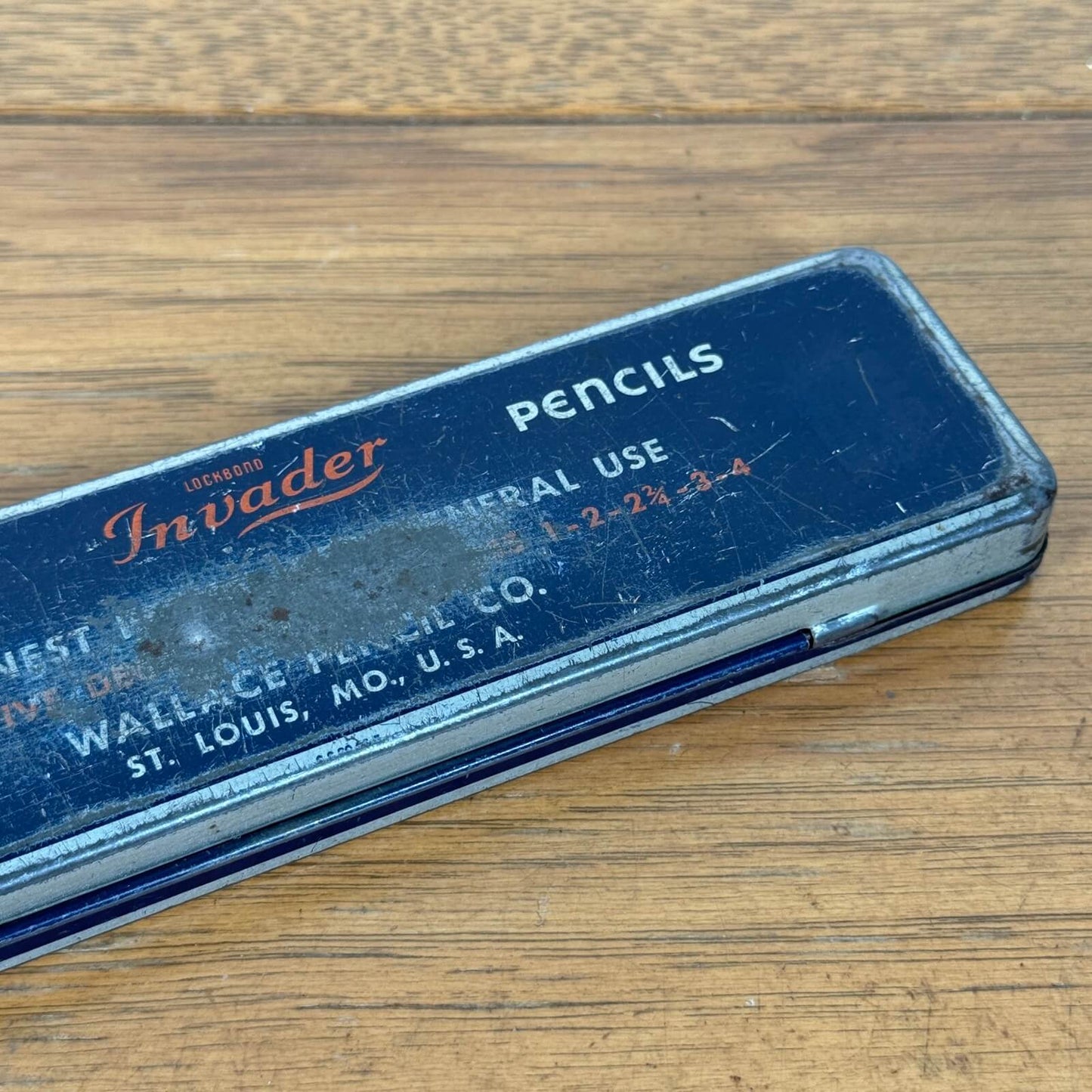 #2051【1950年代】ビンテージ Wallace “Invader” ペンケース / 筆箱 文房具 アメリカ