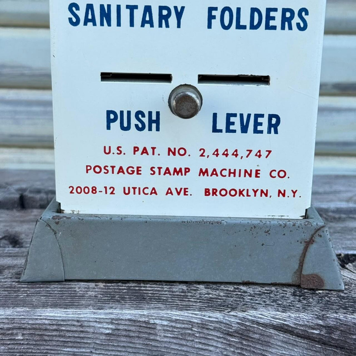 【1970年代】ビンテージ ガレージ アメリカン雑貨 店舗什器 切手 自動販売機 コインマシン #2794
