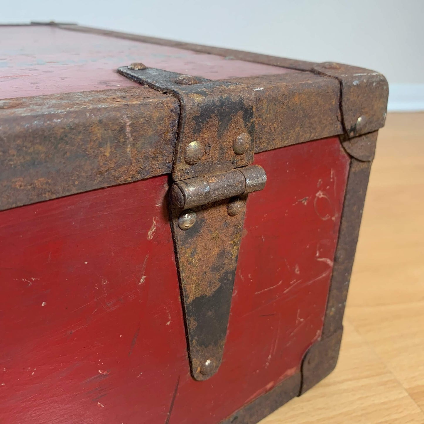 #725【1930-40年代】ビンテージ MSA HOSE MASK 木製ハードケース / 収納ケース アメリカ