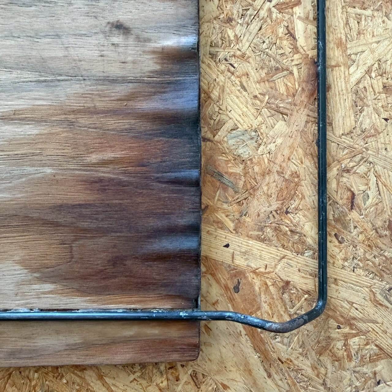 #2297【1970年代】ビンテージ モザイクタイル トリベット / アイアンハンドル付き 鍋敷き アメリカ