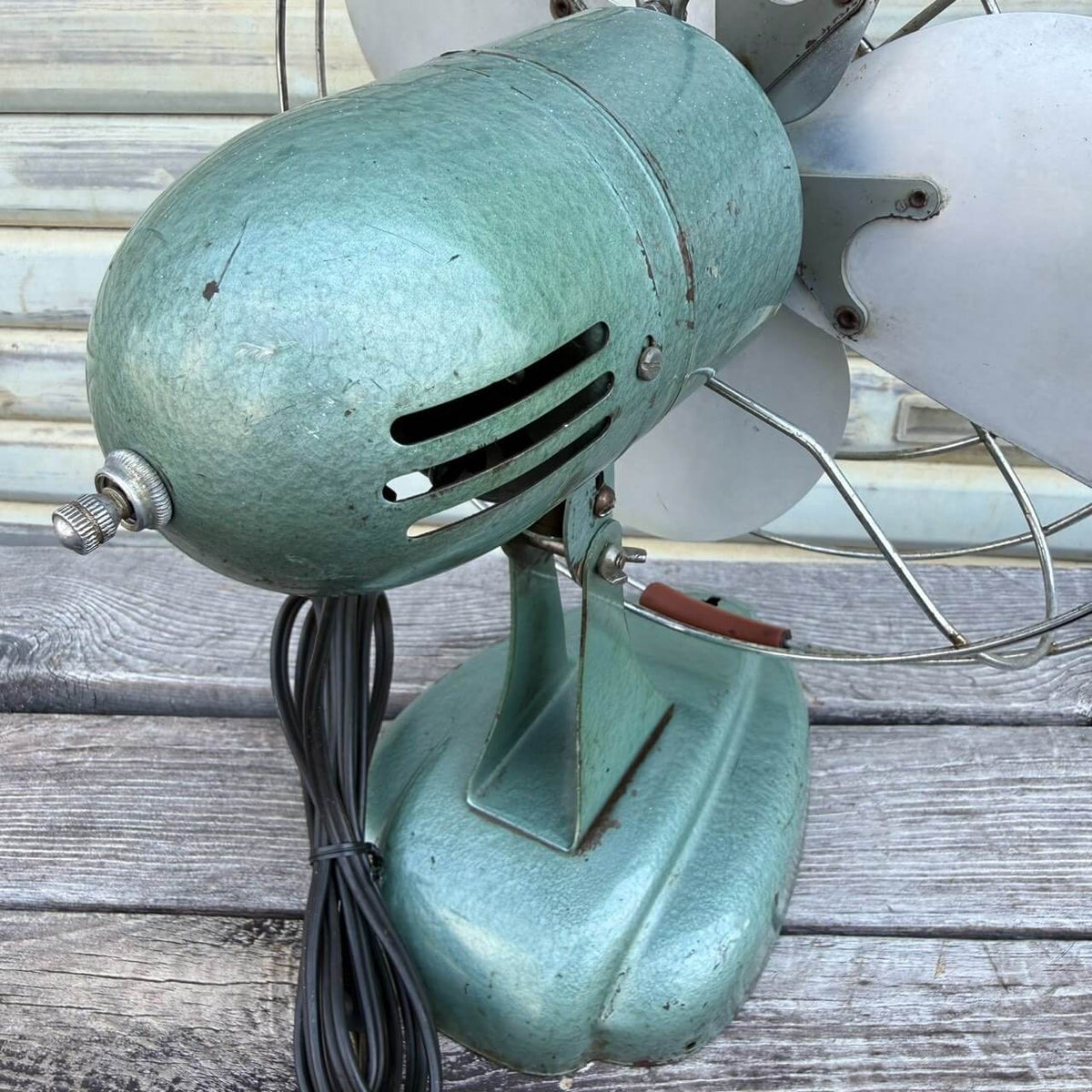 【1950-60年代】ビンテージ ZERO メタル デスクファン アメリカ製 扇風機 インダストリアル アメリカン雑貨 #2796