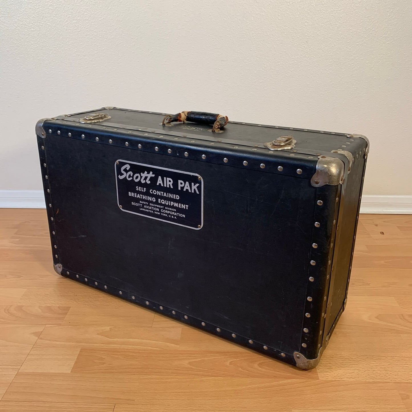 #53-A SCOTT AIR PAK アメリカ ビンテージ ハードケース 収納ケース