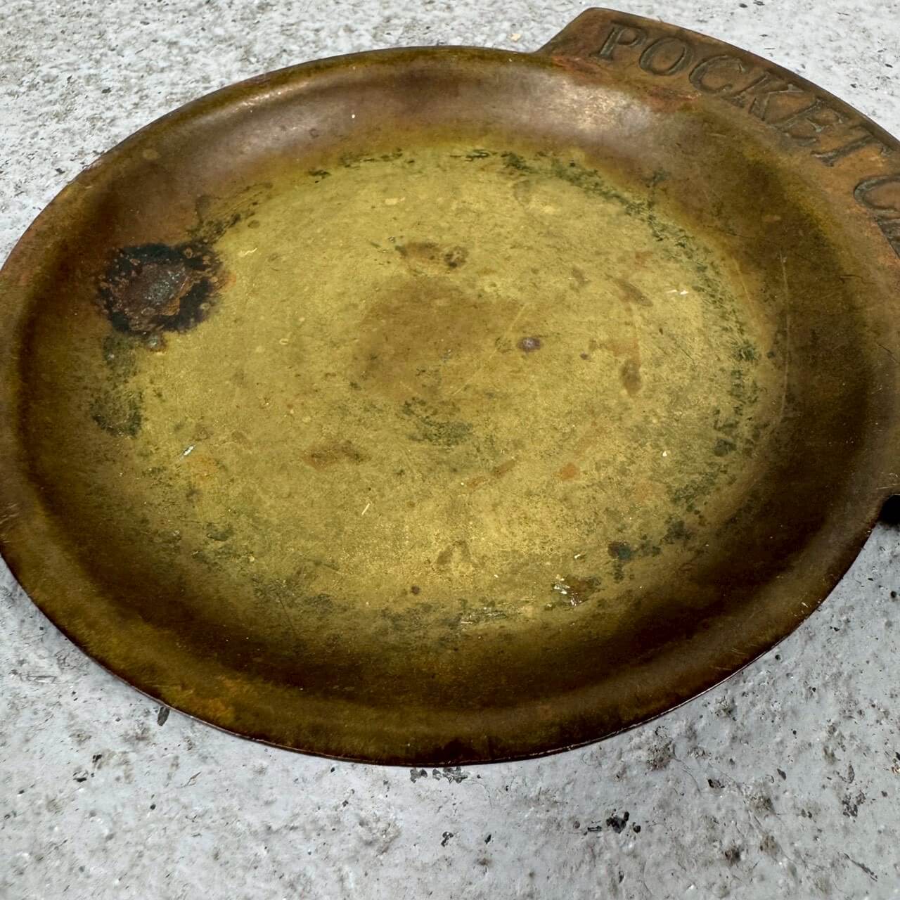 #2285【1950-60年代】ビンテージ “POCKET CHANGE” コイントレイ 真鍮 アメリカ