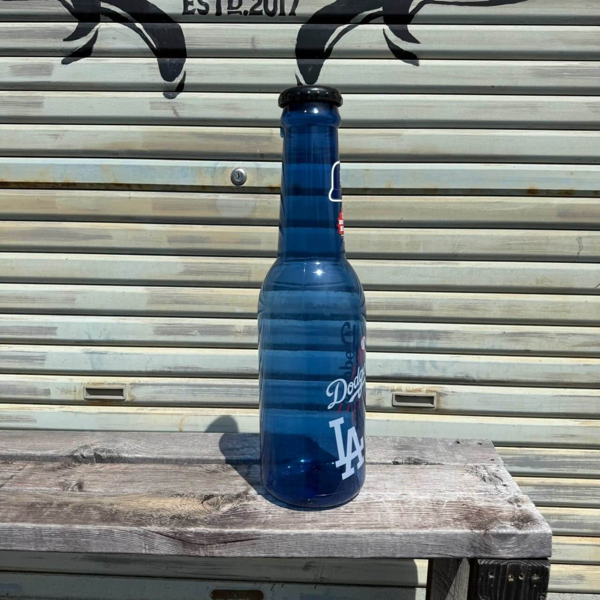 【2025年製】Los Angeles Dodgers 21" Bottle Bank アメリカ製 MLB ロサンゼルス・ドジャース 巨大ボトル型貯金箱 #2641