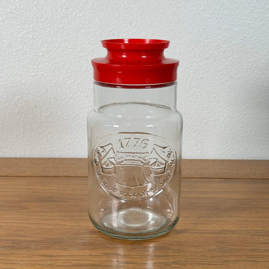 #2034【1976年】ビンテージ 建国200周年 アメリカ独立記念 ガラスジャー / ガラス容器 アメリカ
