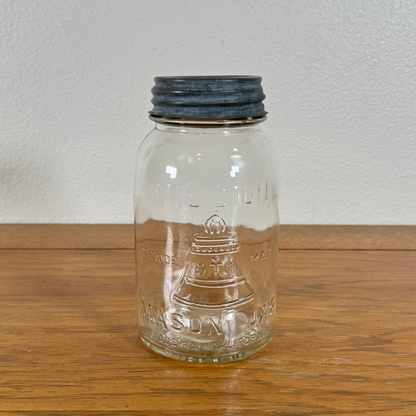 #1518【1930年代】ビンテージ ガラスジャー 収納 小物入れ