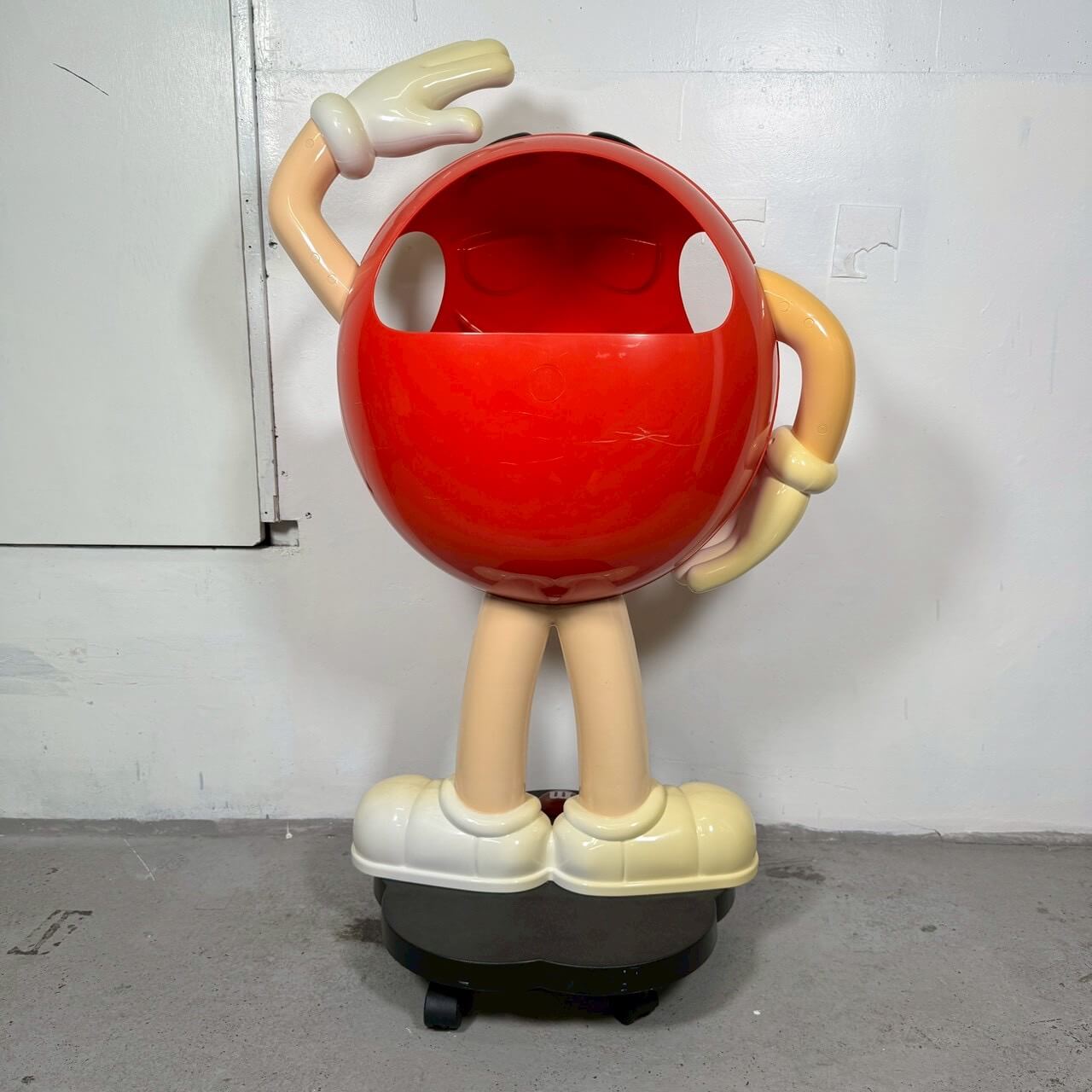 【2000年代】M&M's レッド 大型 ディスプレイスタンド アメリカン雑貨 フィギュア 置物 #2426
