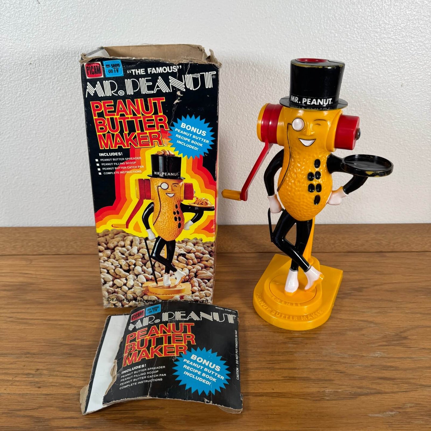 【1970-80年代】ビンテージ Mr. Peanut（ミスターピーナッツ） ピーナッツバターメーカー / オブジェ インテリア アメリカ #1760