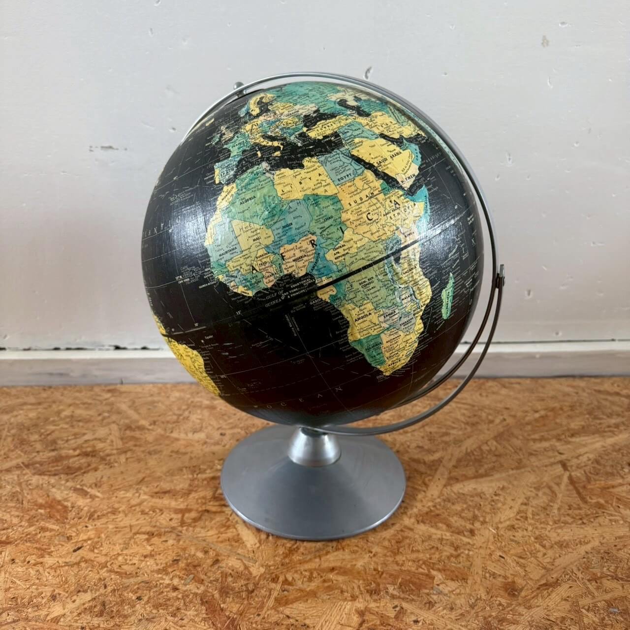 【1990年代】ビンテージ リプルーグル 地球儀 アメリカン雑貨 ブラックオーシャン 置物 #2315