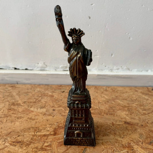 #2347【1980-1990年代】ビンテージ 自由の女神 スタチュー / ブロンズ調 フィギュア アメリカあ