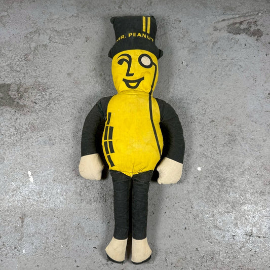 #2160【1960-70年代】Mr. Peanut 布製ドール / ミスターピーナッツ ビンテージ ぬいぐるみ アメリカ
