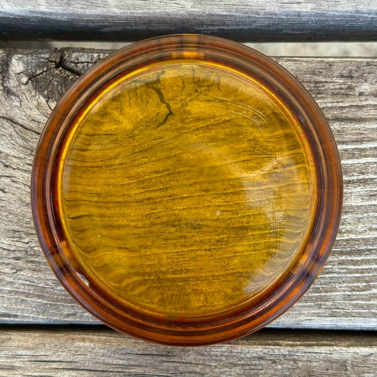【ビンテージ】灰皿 ガラス アッシュトレイ アメリカン雑貨 店舗什器 トレイ レトロ #1611-27
