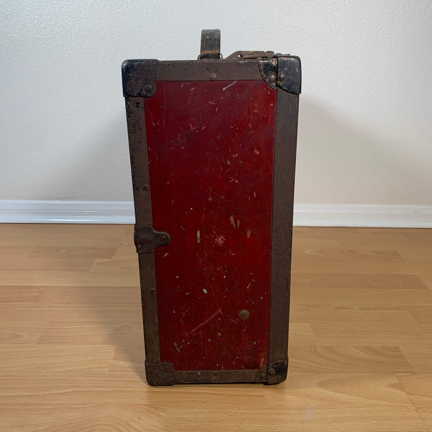 #725【1930-40年代】ビンテージ MSA HOSE MASK 木製ハードケース / 収納ケース アメリカ