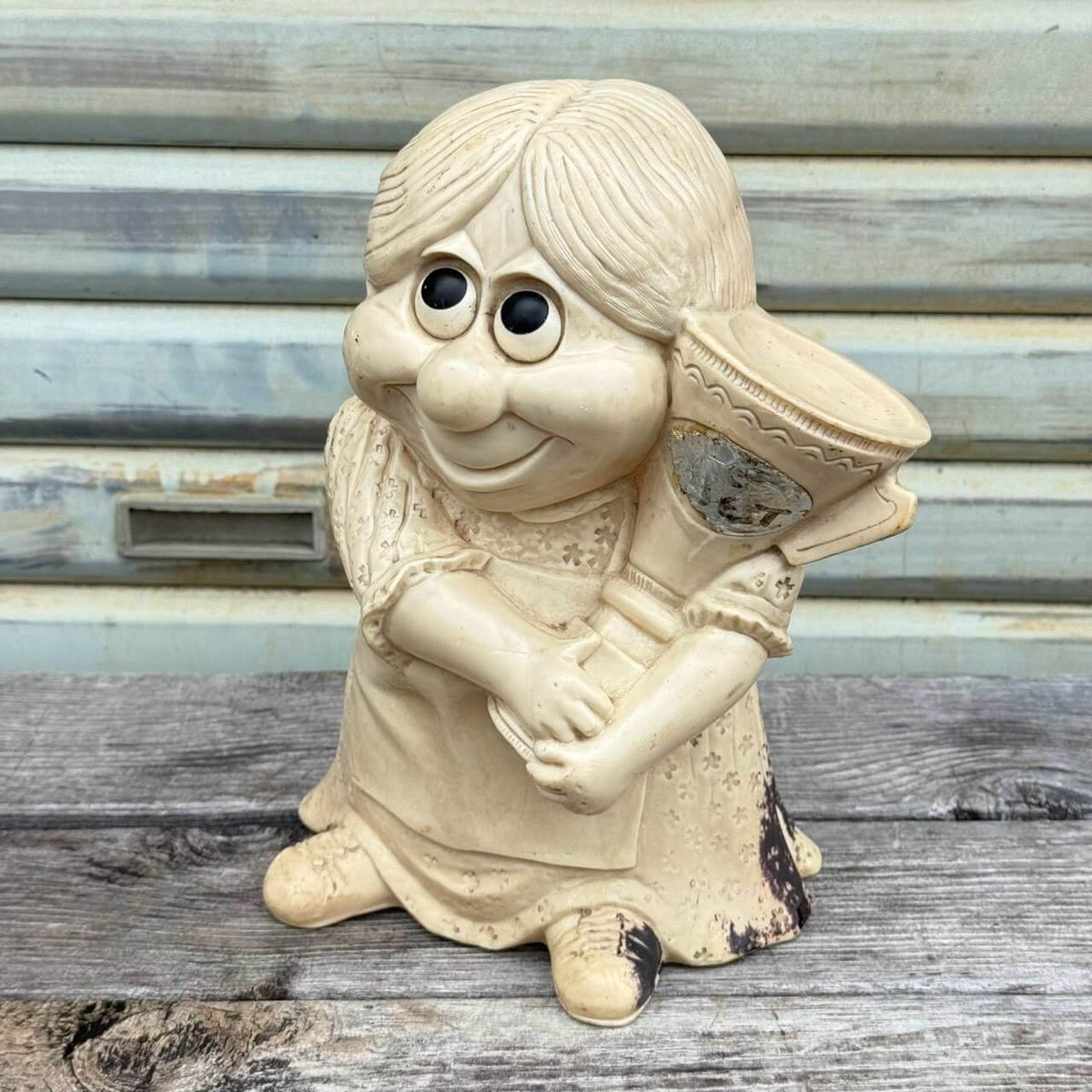 【1970年代】ビンテージ R&W BERRIES社製 ビックサイズ メッセージドール / フィギュア アメリカ #2729
