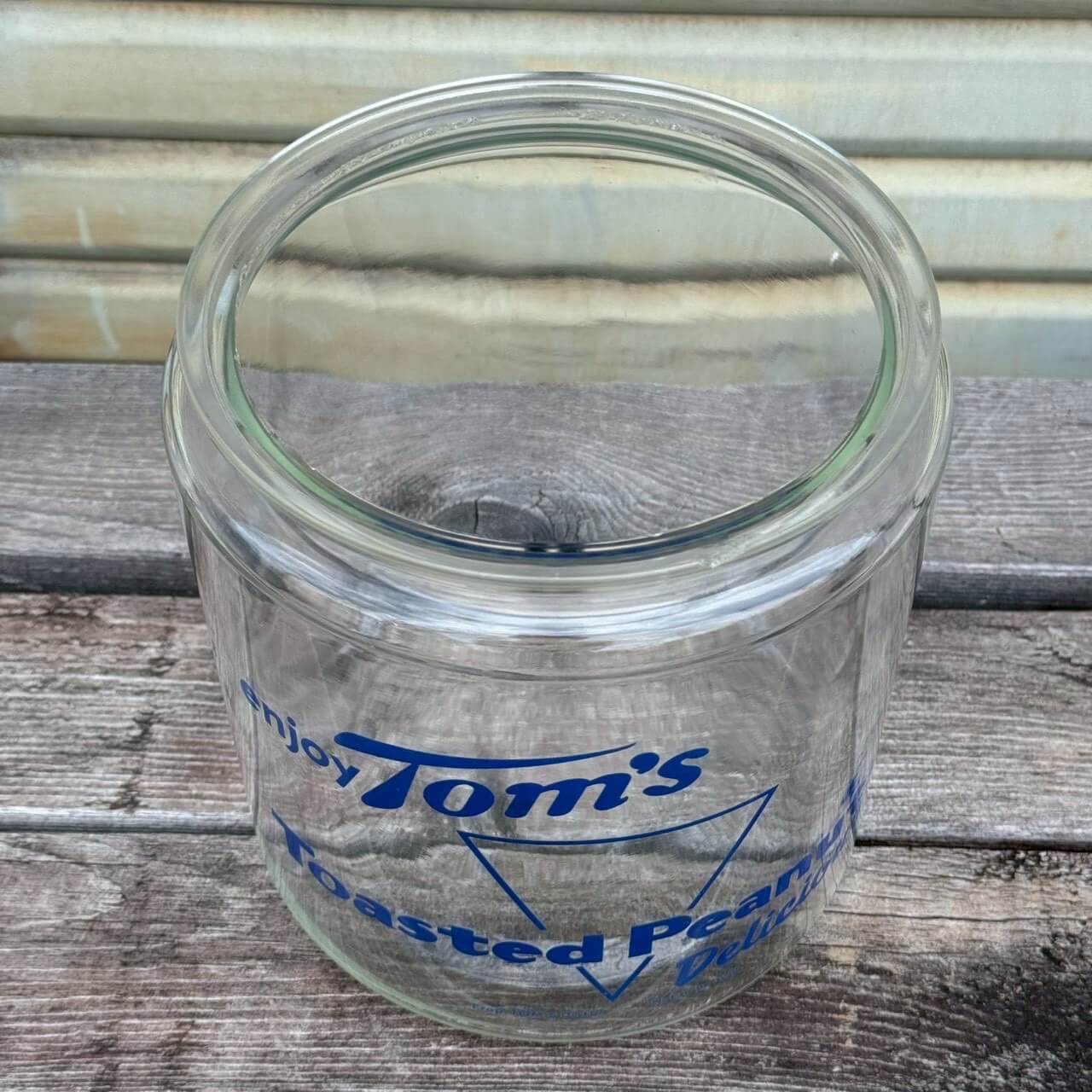 USA【Glass jar】車型 ガラス瓶 ジャー 容器 店舗ディスプレイ 1950年代】ビンテージ Tom's ガラスジャー アメリカン雑貨 店舗什器