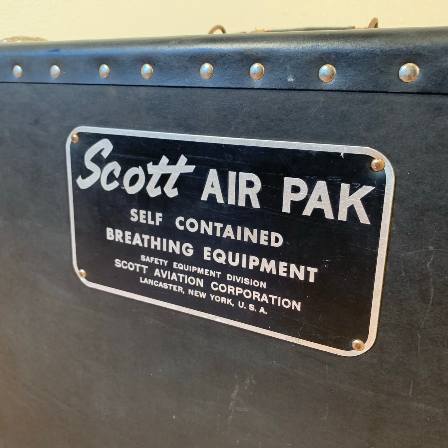 #53-A SCOTT AIR PAK アメリカ ビンテージ ハードケース 収納ケース