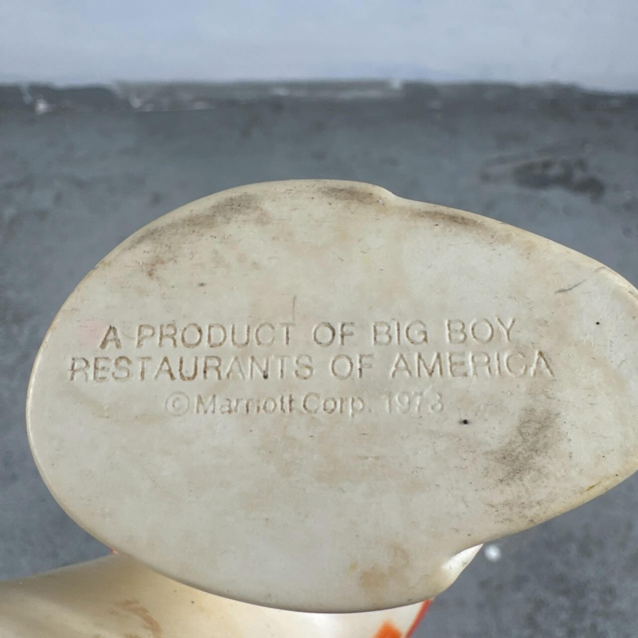 #2140【1973年】ビンテージ BIG BOY（ビッグボーイ） 貯金箱 ソフビ / フィギュア アメリカ