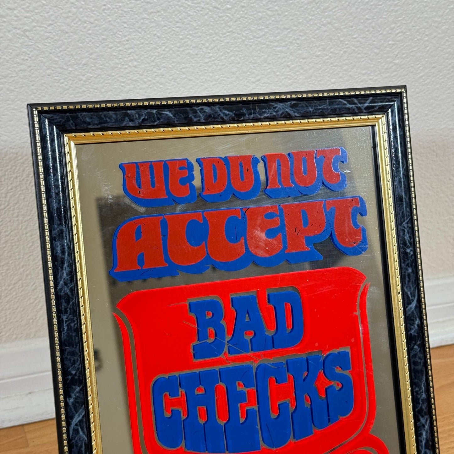 #1388【1970-80年代】 ビンテージ パブミラー / 　インテリア アメリカ