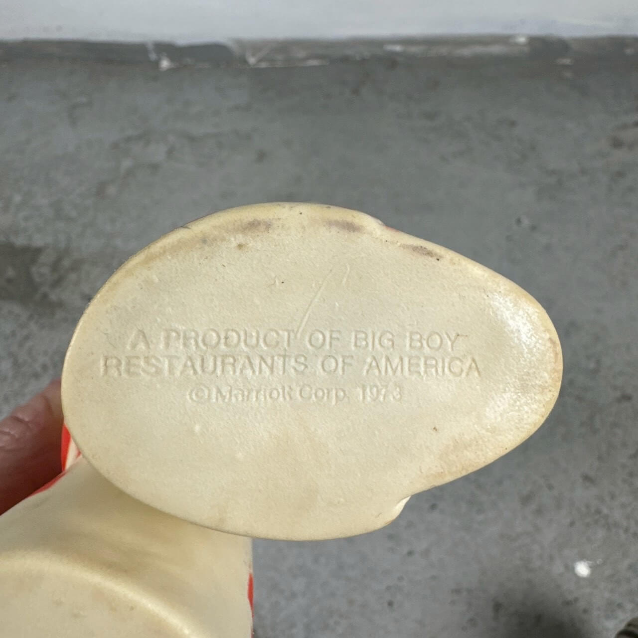 #2139【1973年】ビンテージ BIG BOY（ビッグボーイ） 貯金箱 ソフビ / フィギュア アメリカ