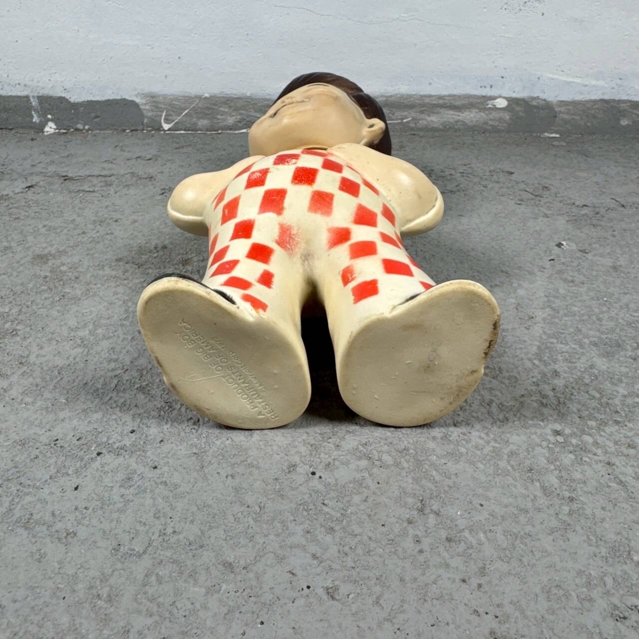 #2139【1973年】ビンテージ BIG BOY（ビッグボーイ） 貯金箱 ソフビ / フィギュア アメリカ