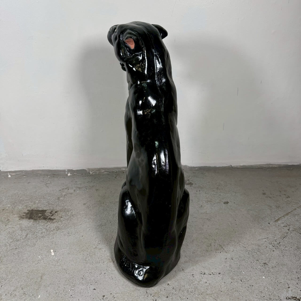 #2390【2000年代】ブラックパンサー オブジェ メキシコ製