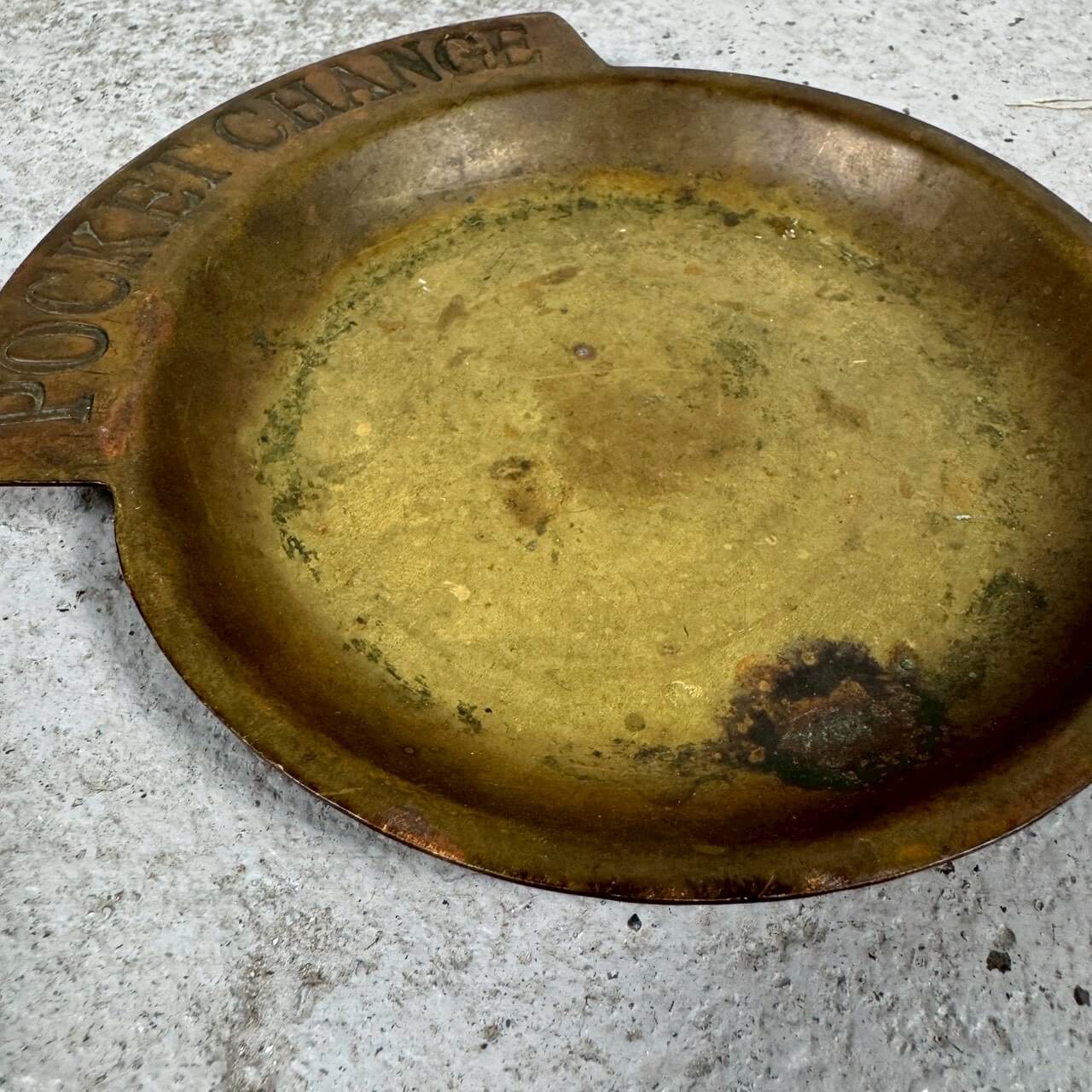 #2285【1950-60年代】ビンテージ “POCKET CHANGE” コイントレイ 真鍮 アメリカ