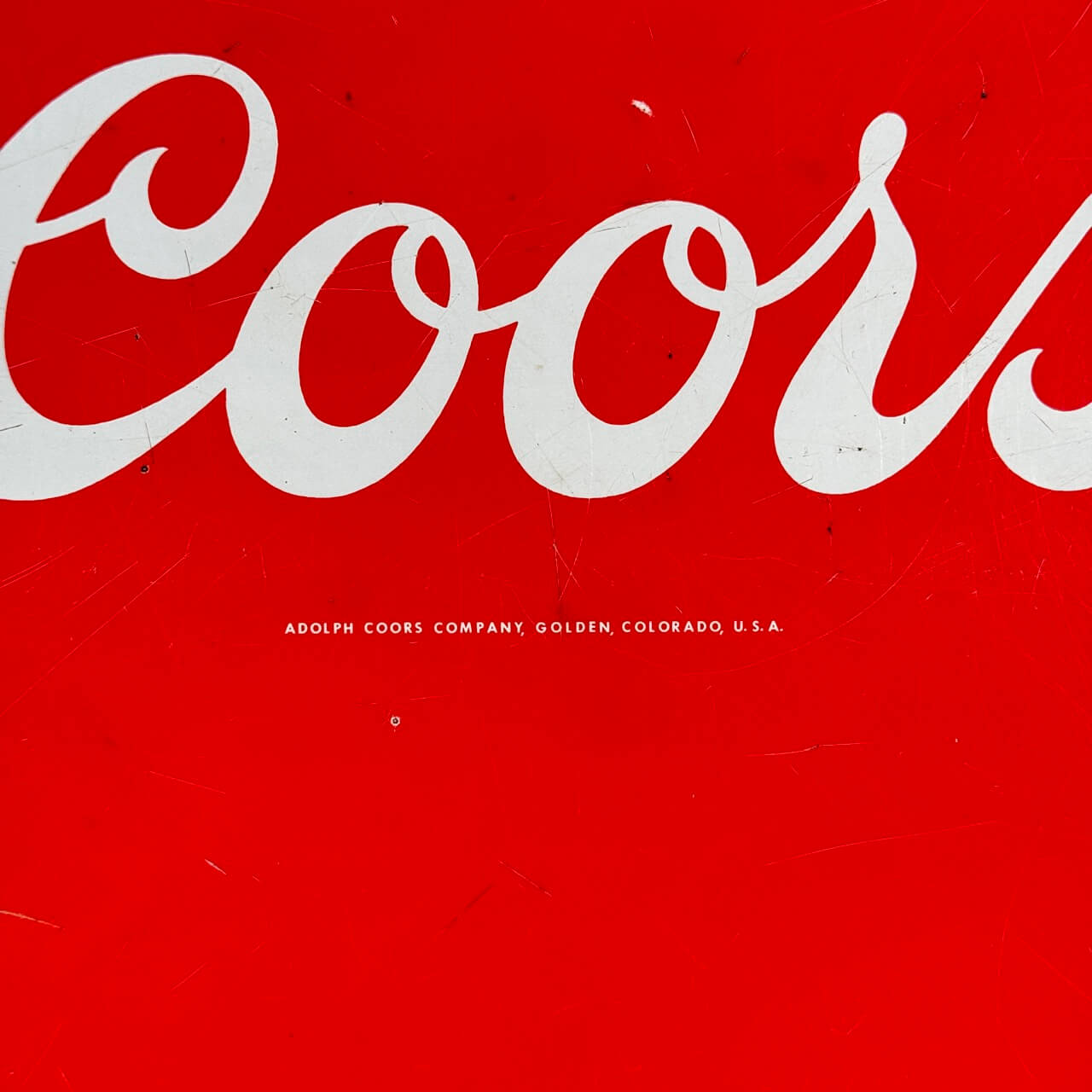#1281 ビンテージ Coors クアーズ トレイ