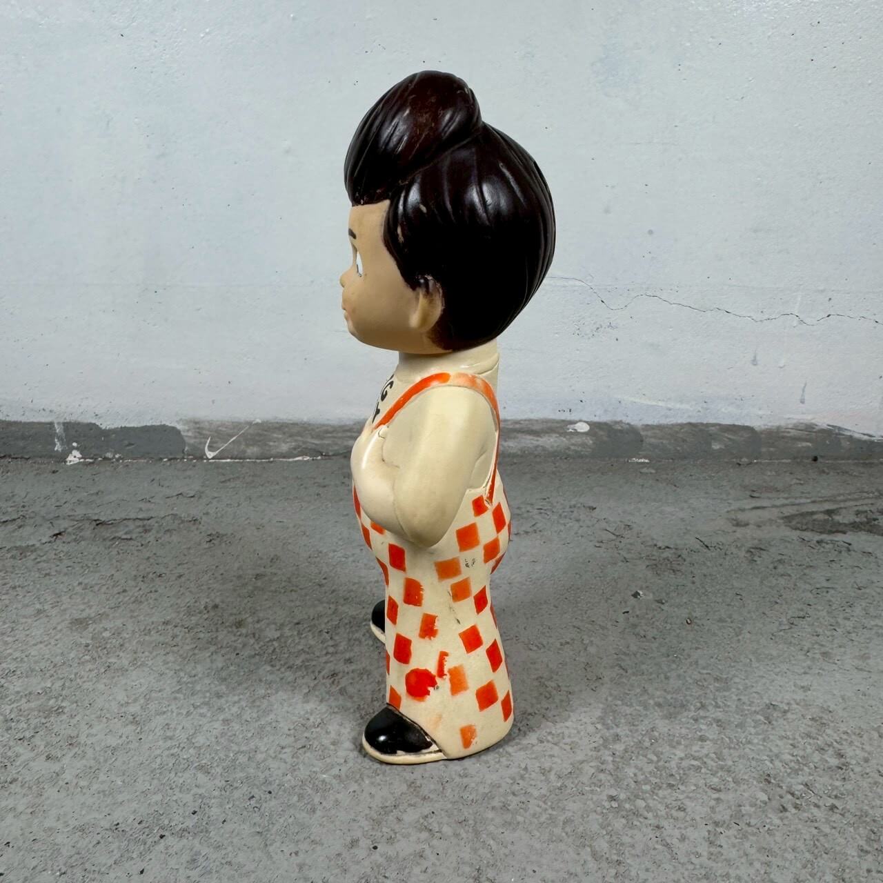 #2140【1973年】ビンテージ BIG BOY（ビッグボーイ） 貯金箱 ソフビ / フィギュア アメリカ