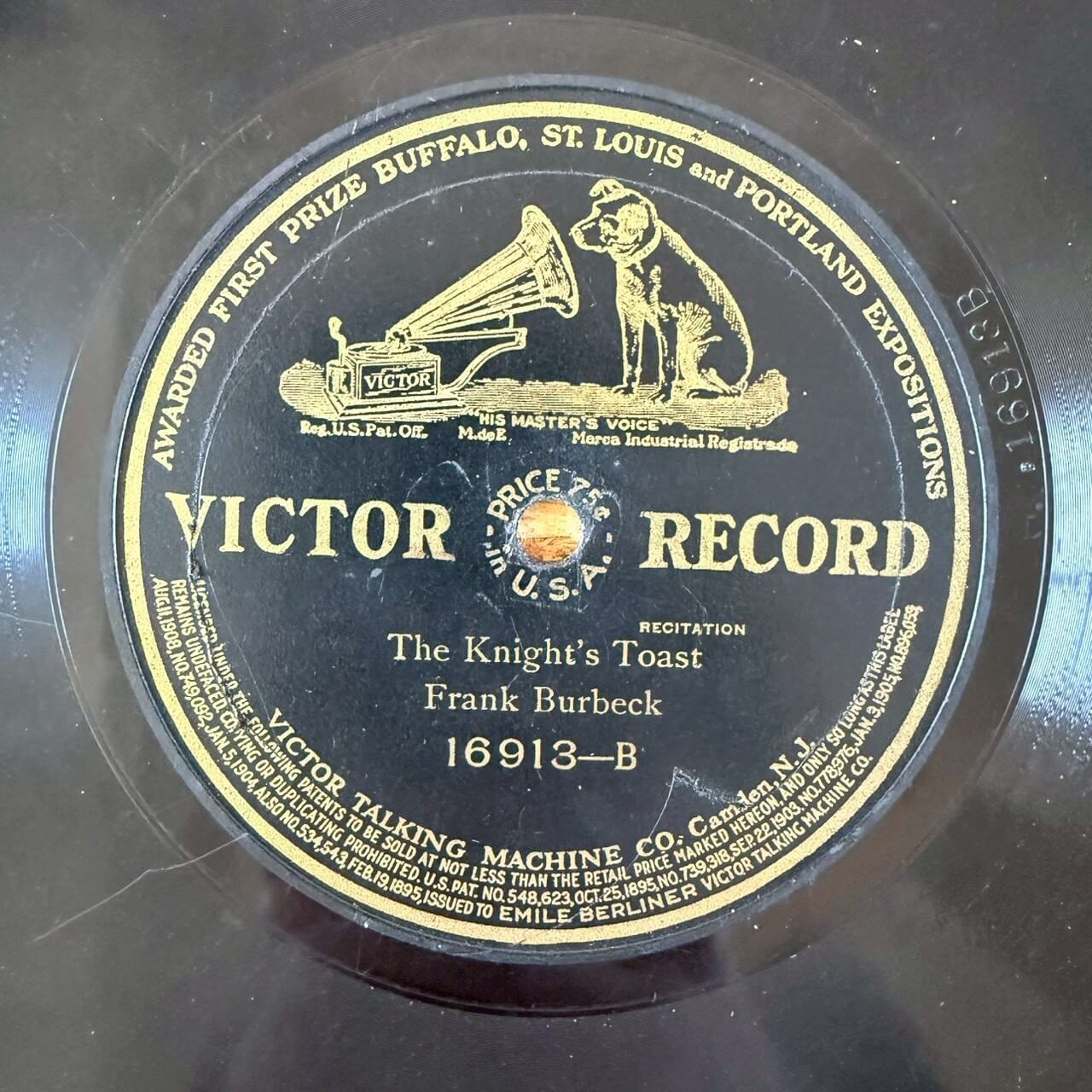 【1970年代】ビンテージ ニッパー レコードスタンド アメリカン雑貨 店舗什器 オブジェ #2344