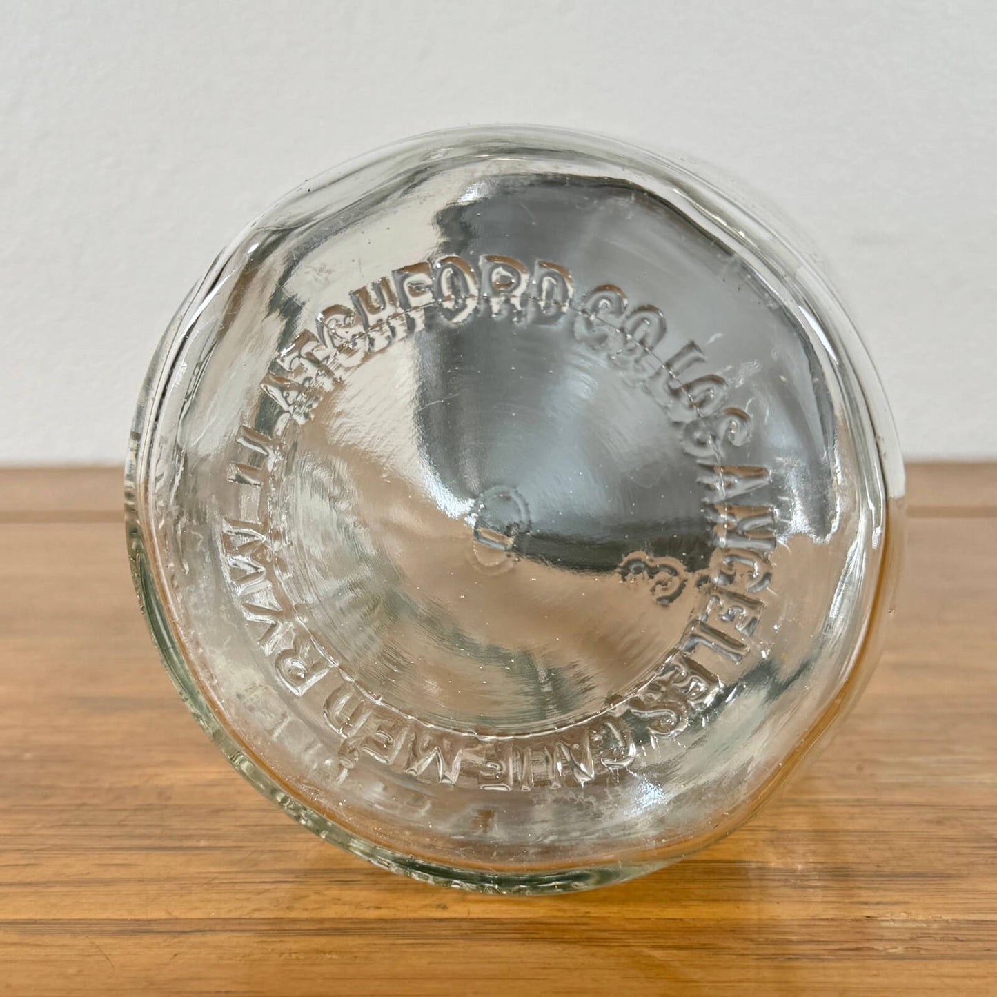 #1518【1930年代】ビンテージ ガラスジャー 収納 小物入れ