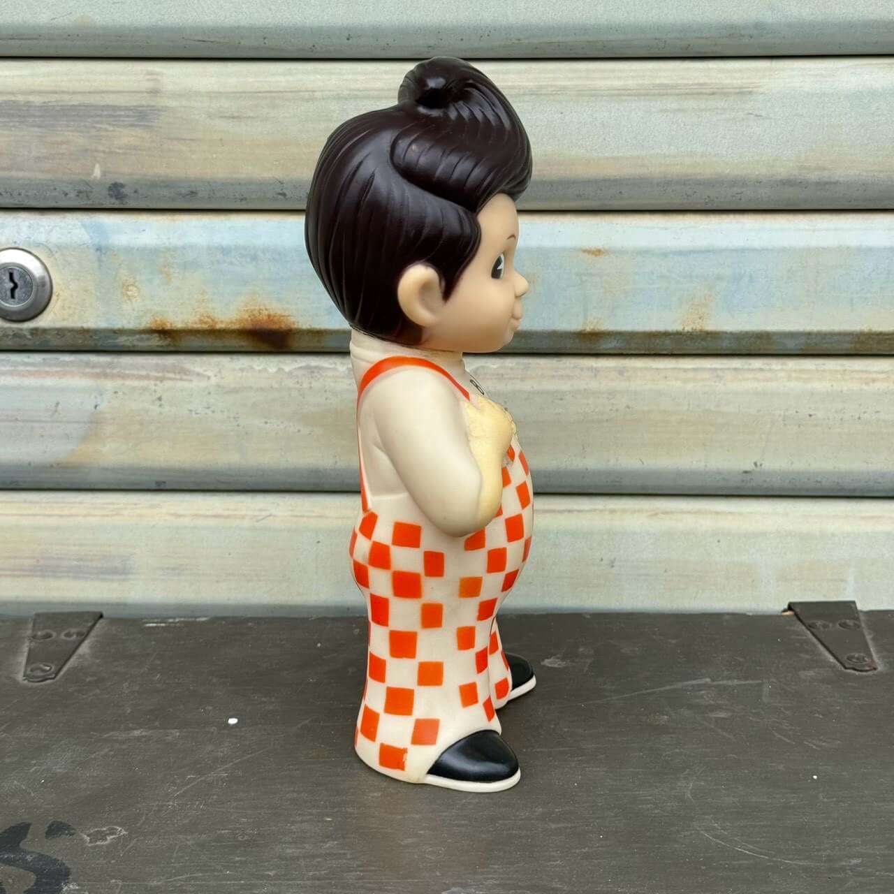 【激レア/欠品有り】ビッグボーイ　ヴィンテージ レトロ 人形 フィギュア 1973年】ビンテージ BIG BOY（ビッグボーイ） 貯金箱 ソフビ