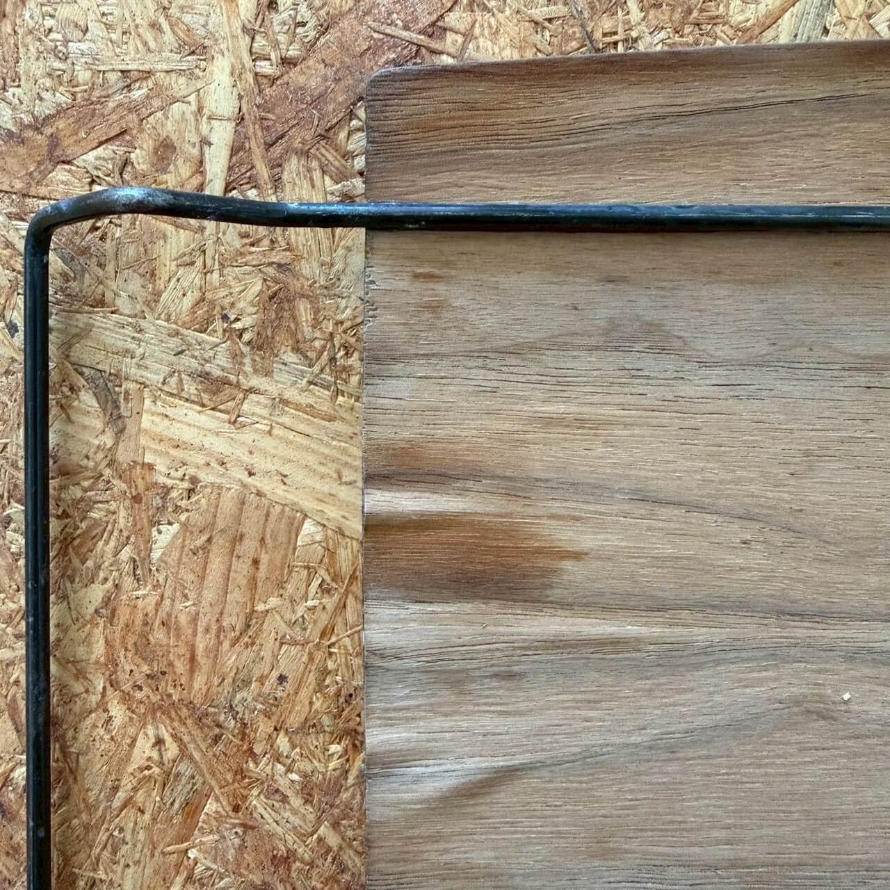 #2297【1970年代】ビンテージ モザイクタイル トリベット / アイアンハンドル付き 鍋敷き アメリカ