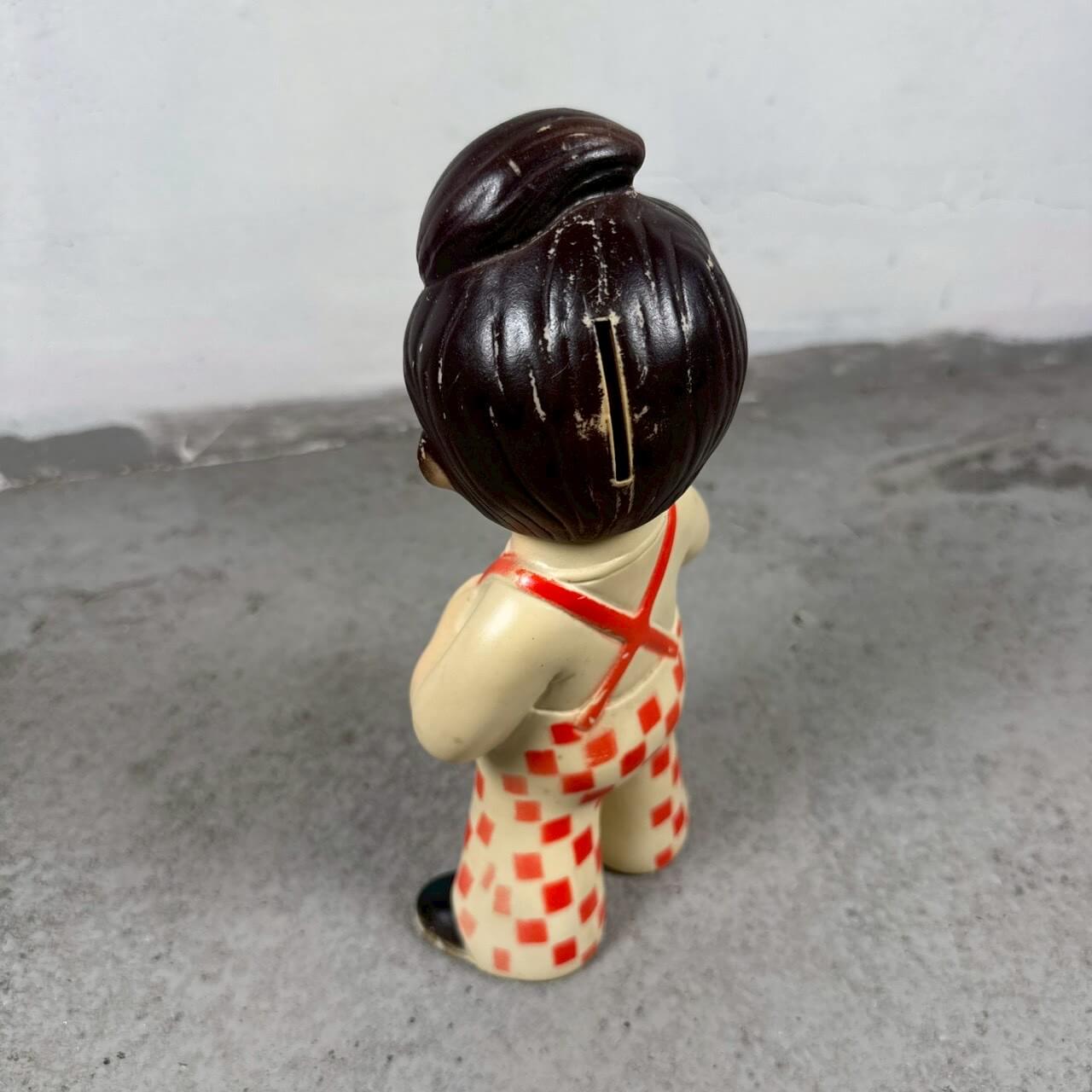 #2139【1973年】ビンテージ BIG BOY（ビッグボーイ） 貯金箱 ソフビ / フィギュア アメリカ