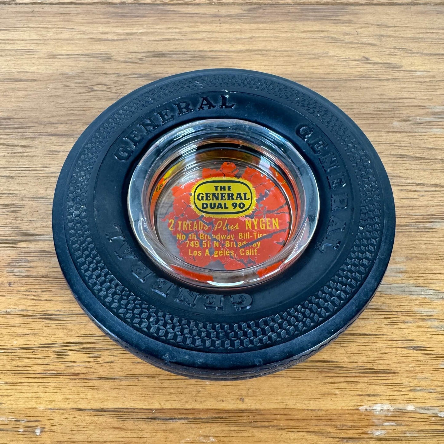 #1656【1950-60年代】ビンテージ GENERAL TIRE タイヤ型 アッシュトレイ / 灰皿 アメリカ