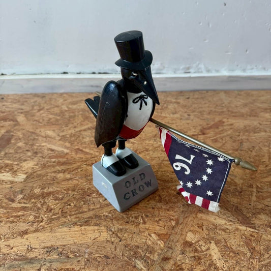 #2327【1960年代】ビンテージ OLD CROW フィギュア / オブジェ アメリカ