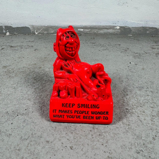 #2141【1966年】ビンテージ PAULA社製 レッドデビル メッセージドール / フィギュア アメリカ