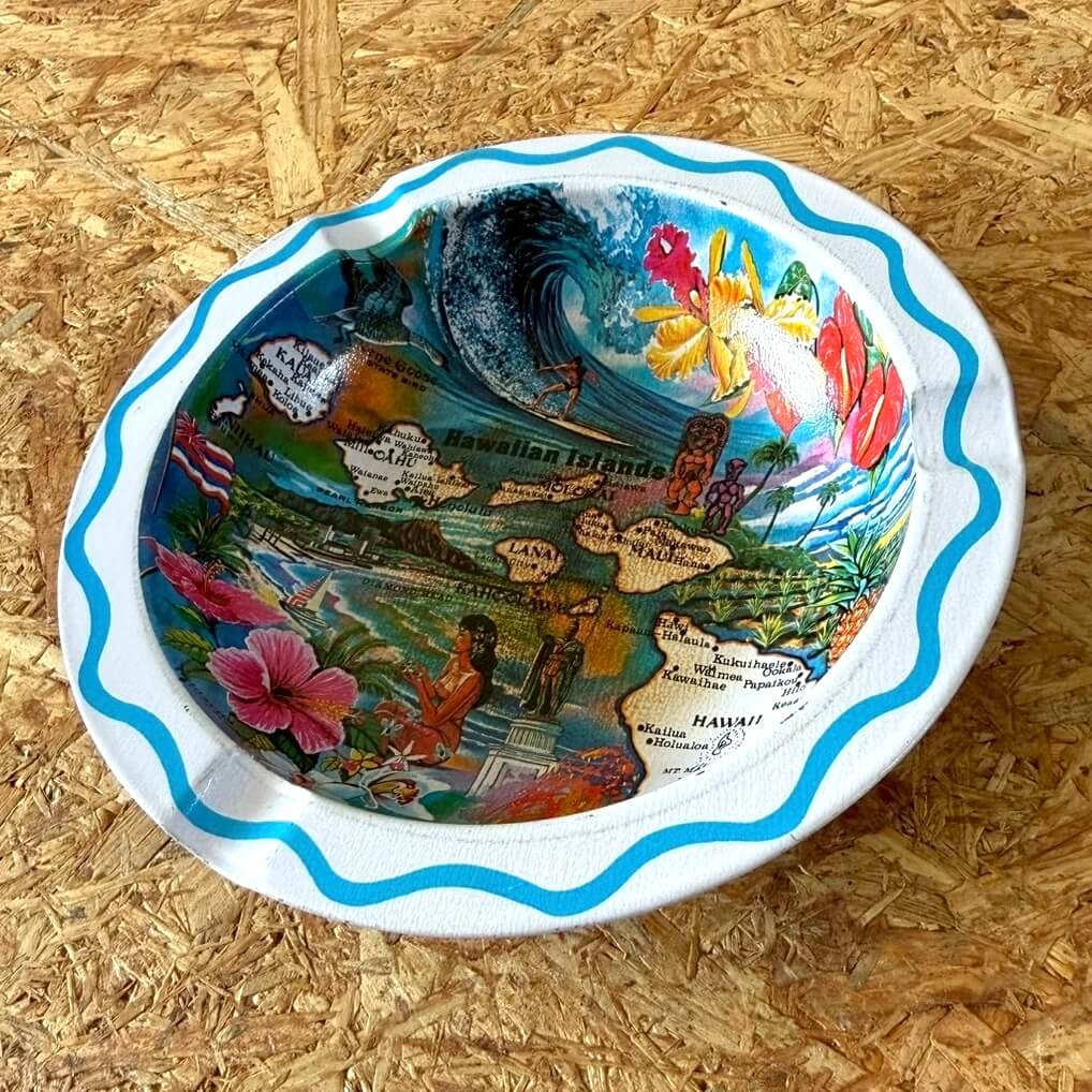 【1980-90年代】ビンテージ ハワイ 灰皿 アメリカン雑貨 店舗什器 ウォールデコ #2289