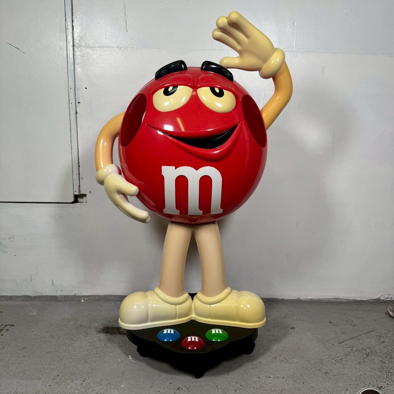 【2000年代】M&M's レッド 大型 ディスプレイスタンド アメリカン雑貨 フィギュア 置物 #2426