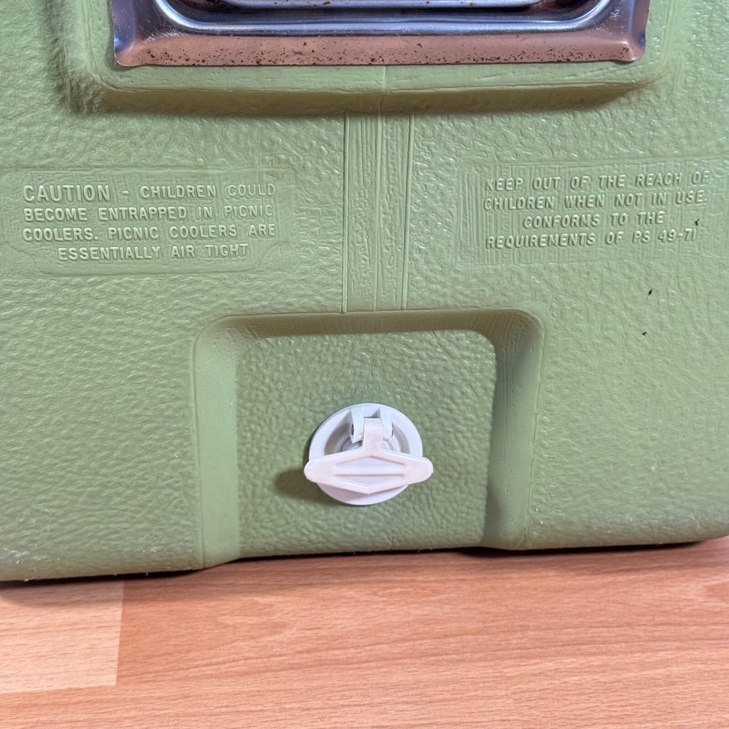 #2124【1973年10月製】ビンテージ Coleman（コールマン） クーラーボックス / キャンプ アメリカ