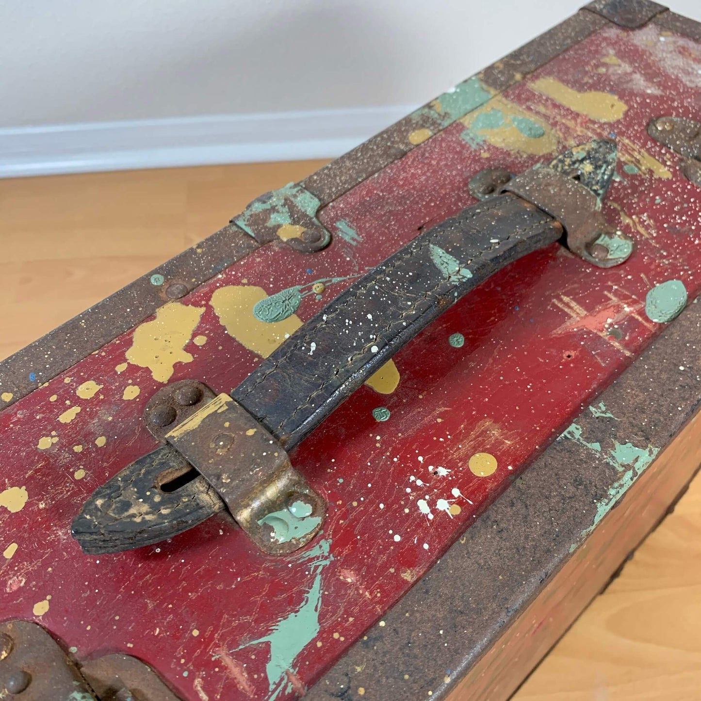 #725【1930-40年代】ビンテージ MSA HOSE MASK 木製ハードケース / 収納ケース アメリカ