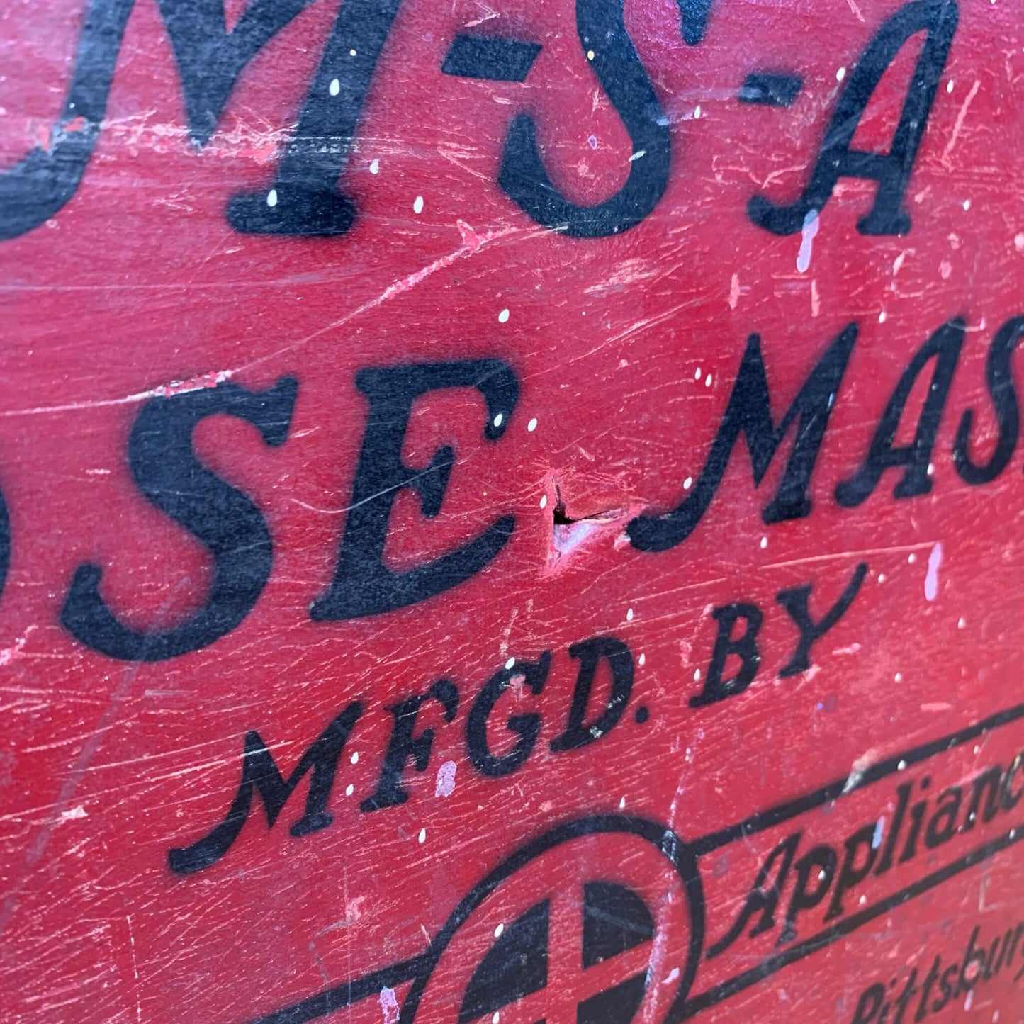 #725【1930-40年代】ビンテージ MSA HOSE MASK 木製ハードケース / 収納ケース アメリカ