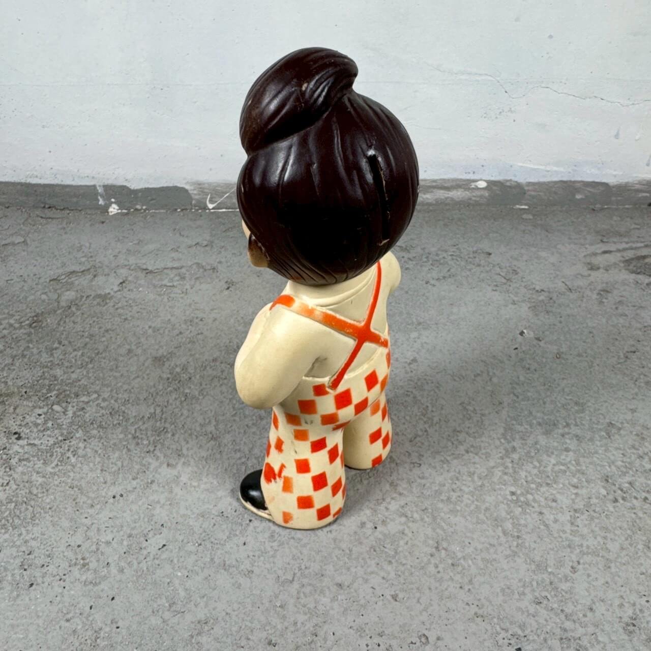 #2140【1973年】ビンテージ BIG BOY（ビッグボーイ） 貯金箱 ソフビ / フィギュア アメリカ