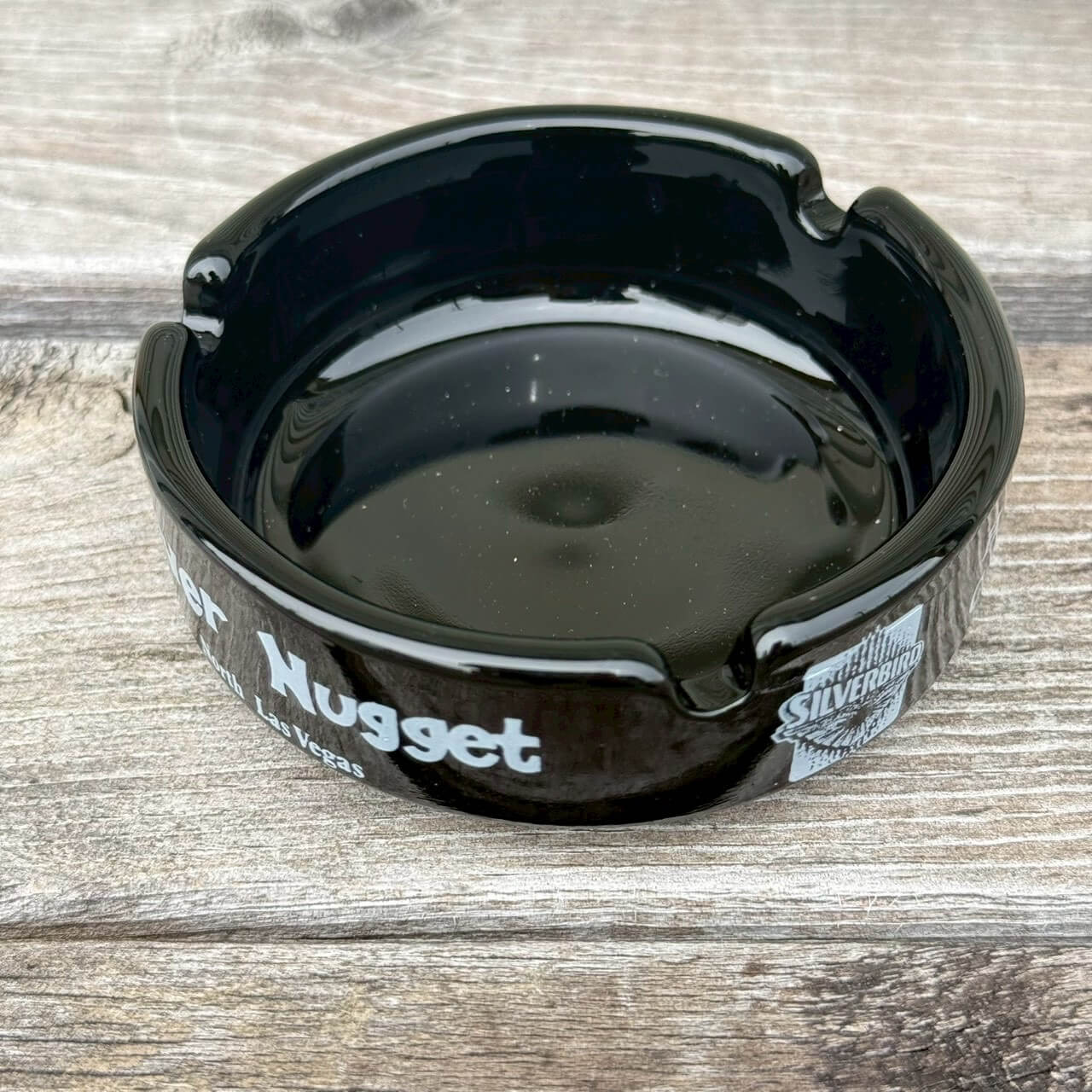 【ビンテージ】灰皿 ガラス アッシュトレイ アメリカン雑貨 店舗什器 トレイ レトロ #2541-93